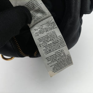 Secondhand VERSACE Devotion Black Leather handbag | stylenewstar