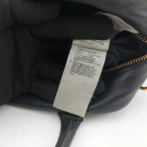 Secondhand VERSACE Devotion Black Leather handbag | stylenewstar
