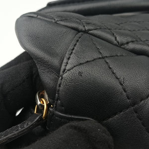 Secondhand VERSACE Devotion Black Leather handbag | stylenewstar