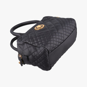 Secondhand VERSACE Devotion Black Leather handbag | stylenewstar