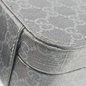 Pre-owned Gucci Interlocking G Grey PVC coated canvas 724717 shoulderbag | stylenewstar