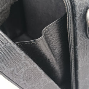 Pre-owned Gucci Interlocking G Grey PVC coated canvas 724717 shoulderbag | stylenewstar