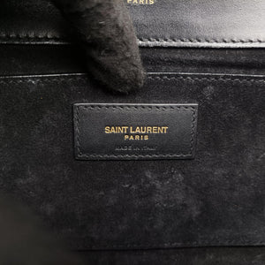 Pre-owned Yves Saint Laurent KATE Black Leather 474366 shoulderbag | stylenewstar