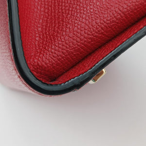 Vintage Valextra Iside Red Calfskin shoulderbag | stylenewstar