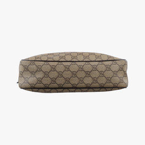 Pre-owned Gucci GG Imprime Messenger khaki PVC coated canvas×Leather 201448 shoulderbag | stylenewstar