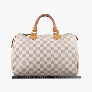 Pre-owned Louis Vuitton Speedy 30 AZUR Damier Canvas N41533 handbag | stylenewstar