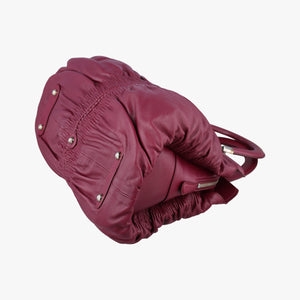 Pre-owned Christian Dior Karenina Burgundy lambskin handbag | stylenewstar