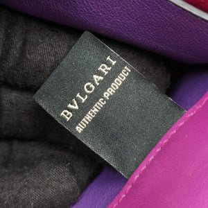 Pre-owned Bvlgari SERPENTI FOREVER Purple Leather shoulderbag | stylenewstar