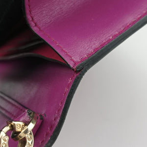Pre-owned Bvlgari SERPENTI FOREVER Purple Leather shoulderbag | stylenewstar