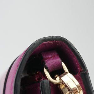 Pre-owned Bvlgari SERPENTI FOREVER Purple Leather shoulderbag | stylenewstar