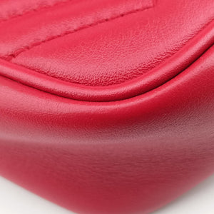 Vintage Gucci GG Marmont Red Leather 476433 shoulderbag | stylenewstar