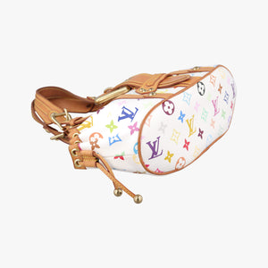 Secondhand Louis Vuitton Teda PM white Monogram Multicolor M92348 handbag | stylenewstar