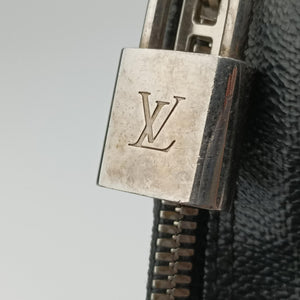 Secondhand Louis Vuitton Porte Documents Voyage Noir Damier Graphite N41125 handbag | stylenewstar