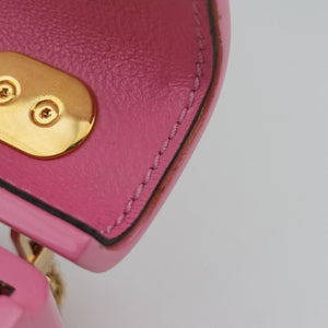 Pre-owned Gucci Sylvie 1969 Acrylic Mini Hand Pink Acrylic 589482 shoulderbag | stylenewstar