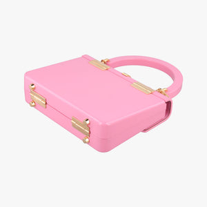 Pre-owned Gucci Sylvie 1969 Acrylic Mini Hand Pink Acrylic 589482 shoulderbag | stylenewstar