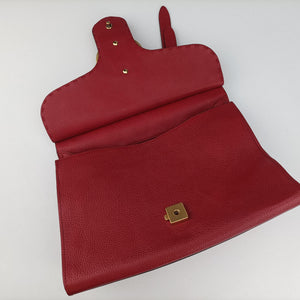 Pre-owned Gucci GG Marmont Red Leather 421890 shoulderbag | stylenewstar