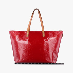 Pre-owned Louis Vuitton Bellevue GM Pomme d'Amour Vernis M93587 handbag | stylenewstar