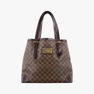 Pre-owned Louis Vuitton HAMPSTEAD GM EBENE Damier Canvas N51203 shoulderbag | stylenewstar