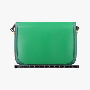 Pre-owned Gucci The Hacker Project Horsebit 1955 Green Leather 602204 shoulderbag | stylenewstar