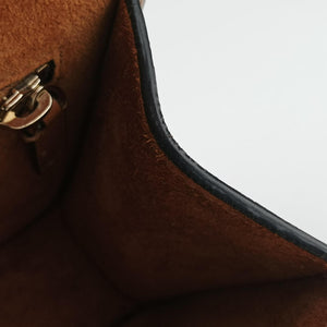 Vintage Valentino Rockstud Glam Lock Orange Leather shoulderbag | stylenewstar