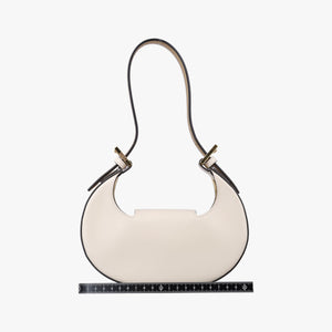 Vintage Fendi Cookie Mini White Leather 8BS065 handbag | stylenewstar