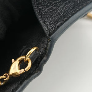 Pre-owned Christian Dior Saddle Black Leather shoulderbag | stylenewstar