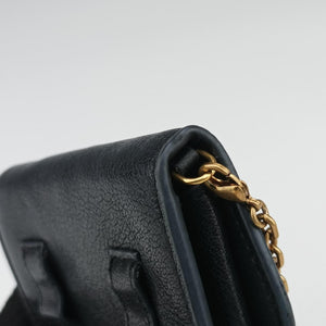 Pre-owned Christian Dior Saddle Black Leather shoulderbag | stylenewstar