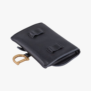 Pre-owned Christian Dior Saddle Black Leather shoulderbag | stylenewstar