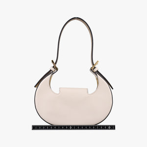 Pre-owned Fendi Cookie Mini White Leather 8BS065 handbag | stylenewstar