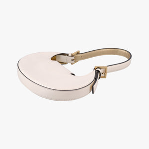 Pre-owned Fendi Cookie Mini White Leather 8BS065 handbag | stylenewstar