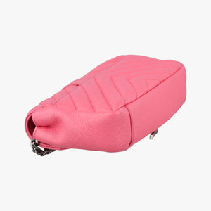 Pre-owned Yves Saint Laurent Baby Chai Pink Leather 399289 shoulderbag | stylenewstar