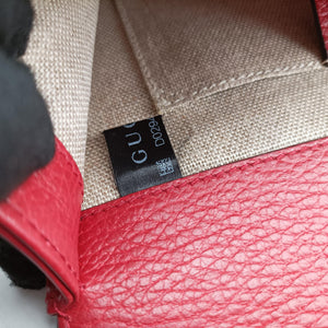 Secondhand Gucci Interlocking G Red Leather 510304 shoulderbag | stylenewstar