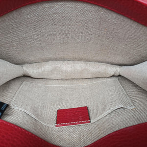 Secondhand Gucci Interlocking G Red Leather 510304 shoulderbag | stylenewstar
