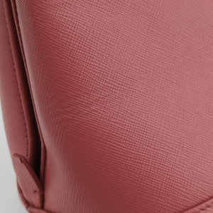Pre-owned Prada Promenade Pink SAFFIANO Leather BN2558 handbag | stylenewstar