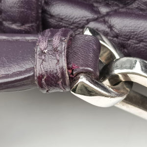 Pre-owned Christian Dior Miss Dior New Rock Cannage Stitch Purple Lambskin shoulderbag | stylenewstar