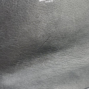 Pre-owned Yves Saint Laurent COLLEGE Black Leather 428056 shoulderbag | stylenewstar