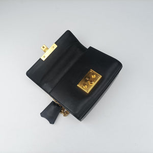 Pre-owned Gucci Padlock Black Leather 409487 shoulderbag | stylenewstar