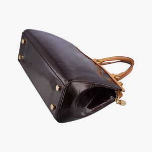 Pre-owned Louis Vuitton Brea MM AMARANTE Vernis M91619 shoulderbag | stylenewstar