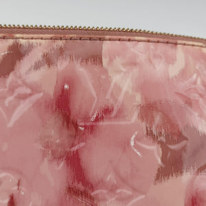 Pre-owned Louis Vuitton Pochette Accessoire Ikat Flower Rose Velours Vernis M90043 handbag | stylenewstar