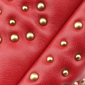 Pre-owned Christian Dior Lady Dior Red lambskin shoulderbag | stylenewstar