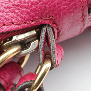 Pre-owned Chloe Paraty Rose Leather shoulderbag | stylenewstar