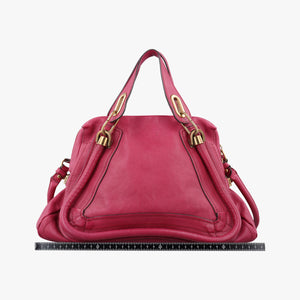 Pre-owned Chloe Paraty Rose Leather shoulderbag | stylenewstar