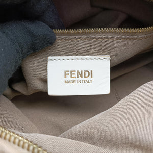 Pre-owned Fendi Chef Perforated Charm Zucca Print Multicolour canvas 8BR448 handbag | stylenewstar