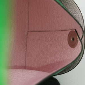 Pre-owned Hermes Bastia Green Leather bifoldwallet | stylenewstar