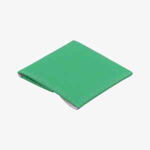 Pre-owned Hermes Bastia Green Leather bifoldwallet | stylenewstar