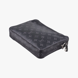 Secondhand Louis Vuitton Trio Messenger black Monogram Eclipse Reverse M69443 shoulderbag | stylenewstar