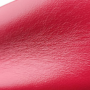 Pre-owned Gucci GG Marmont Red Leather 550154 shoulderbag | stylenewstar