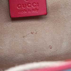Pre-owned Gucci Sylvie Red Leather 421882 shoulderbag | stylenewstar