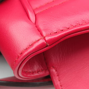 Secondhand Gucci GG Marmont Red Leather 443497 shoulderbag | stylenewstar