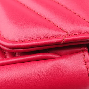 Secondhand Gucci GG Marmont Red Leather 443497 shoulderbag | stylenewstar